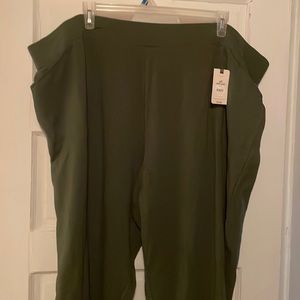 Terra and sky new with tags army green pants 28w-30w 4x